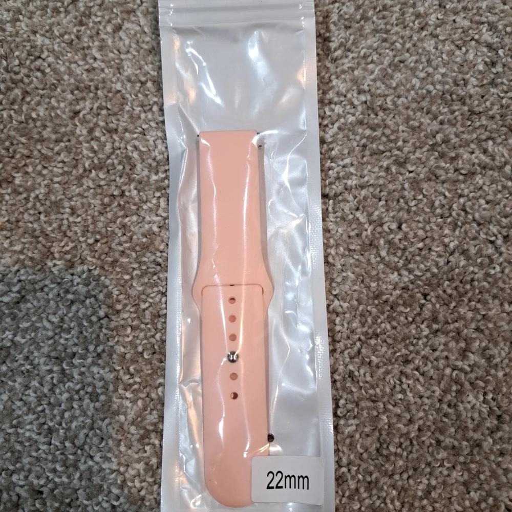 Peach silicone watch band For Android